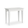 Impero 90x48-308cm lille træ hvidt farvet spisebord med udtræk Tilbud