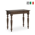 Romagna Small Noix 90x48-204cm lille træ valnødeffekt spisebord udtræk På Tilbud