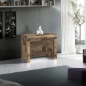 Pratika Wood 90x51-300cm lille moderne træ spisebord med udtræk Udvalg