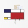 Mondrian tavle magnetisk opslagstavle whiteboard nøgleholder Udsalg