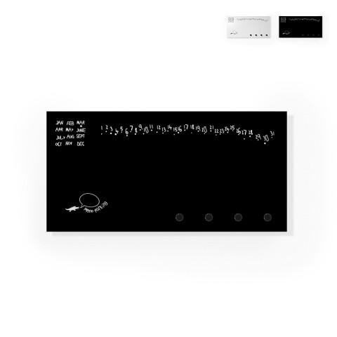 Mini Krok tavle magnetisk opslagstavle whiteboard nøgleholder