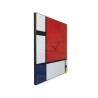 Mondrian moderne design tavle magnetisk opslagstavle vægur whiteboard Udsalg