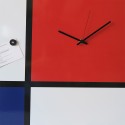 Mondrian moderne design tavle magnetisk opslagstavle vægur whiteboard Udvalg