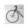 Bike On moderne design firkantet vægur i metal cykel Udsalg