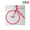 Bike On Big moderne design firkantet vægur i metal cykel Tilbud
