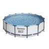 Bestway 56950 Steel Pro Max 427x107 cm rund fritstående pool badebassin Tilbud