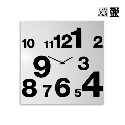 Numbers stort vægur Junghans med tal metal til køkken stue kontor Kampagne