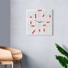 Crossword stort vægur Junghans metal krydsord til køkken stue kontor Udvalg