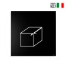 Cube stort vægur Junghans metal kubisk motiv til køkken stue kontor På Tilbud