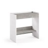 Home Desk træ skrivebord hvid med skuffe 80x40 cm betongrå bordplade Tilbud