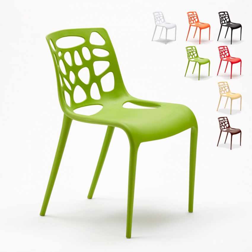 Gelateria AHD stol spisebordsstole design polypropylen i mange farver Udvalg