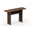 Oplà 120x35-70 cm mørk egetræ farvet lille træ spisebord med udtræk Tilbud