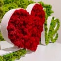 Plantebogstaver moslav stabiliseret hjertedekoration Love