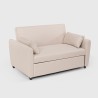 Porto Rico 2-personers sofa sovesofa moderne design stof i flere farver Udvalg