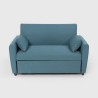 Porto Rico 2-personers sofa sovesofa moderne design stof i flere farver Mål