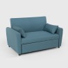 Porto Rico 2-personers sofa sovesofa moderne design stof i flere farver Egenskaber