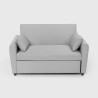 Porto Rico 2-personers sofa sovesofa moderne design stof i flere farver Billig