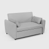 Porto Rico 2-personers sofa sovesofa moderne design stof i flere farver Køb