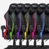 The Horde Plus ergonomisk gamer kontorstol massage RGB lys kunstlæder Pris