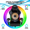 The Horde Plus ergonomisk gamer kontorstol massage RGB lys kunstlæder Køb