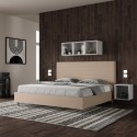 Focus K 180x200 cm seng lameller sengegavl kunstlæder betræk Billig