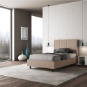 Sunny P1 120x200 cm seng lameller sengegavl kunstlæder betræk Rabatter