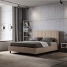 Sunny M 160x190 cm seng lameller sengegavl kunstlæder betræk Billig