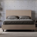 Sunny M 160x190 cm seng lameller sengegavl kunstlæder betræk Pris