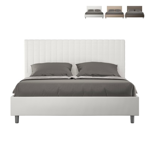 Sunny M1 160x200 cm seng lameller sengegavl kunstlæder betræk Kampagne