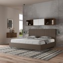 Sunny K 180x200 cm seng lameller sengegavl kunstlæder betræk Rabatter