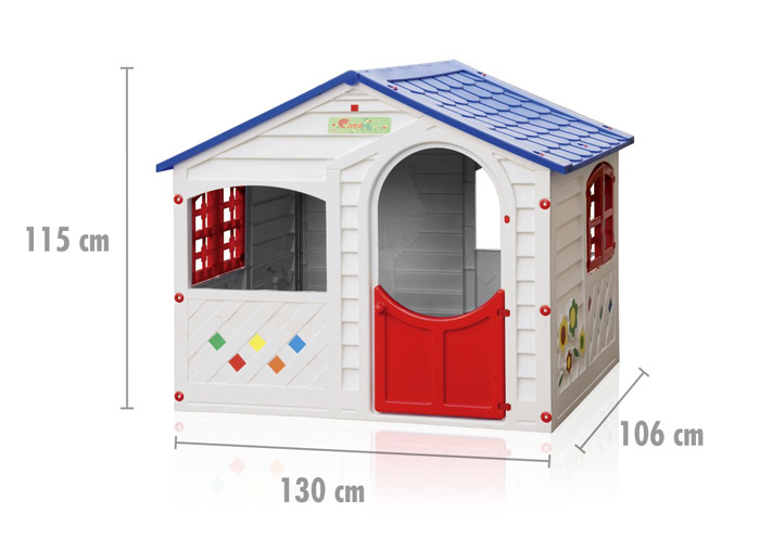 Plastic playhouse for kids outdoor garden farm Grand Soleil Casa Mia